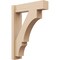 Ekena Millwork 6-in W x 22-in D x 30-in H Balboa Block Rough Cedar Woodgrain TimberThane Outlooker, Primed Tan OUTUR060X22X30BOA44RCPR - alternate 1